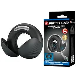 Виброкольцо PRETTY LOVE Quentin Vibrating Silicone Cock Ring PRETTY LOVE BI-210312Z 103659