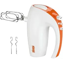 Міксер DSP КМ 2001 ручний 150 Вт 4 насадки біло-помаранчевий (lp-90204_430)