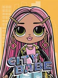 Набор для росписи по номерам для детей 5+ L.O.L. Surprise! O.M.G. City Babe, 30x40 см, КНО6277