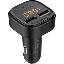 FM модулятор Armorstandart ASF1 18W QC3.0 2xUSB black (ARM82826) - мініатюра 2