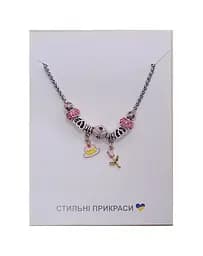 Набір дитячої біжутерії B4324, браслет із шармами типу пандора, Ціна за 1 набір, в пакеті (6923002043247) Вид 3