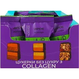 Цукерка з колагеном Verde&Pesivima Collagen Шоко-Мигдаль 15 г - мініатюра 3