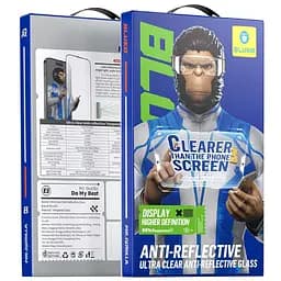 Захисне 2.5D скло Blueo AR Anti-Reflective HD для Apple iPhone 17 Pro Max / 16 Pro Max (6.9) Чорний - мініатюра 5