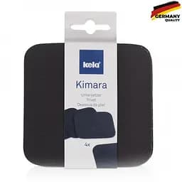 Підставки під чашку KELA Kimara 10х10 см 4 шт коричневі (12092) - мініатюра 3