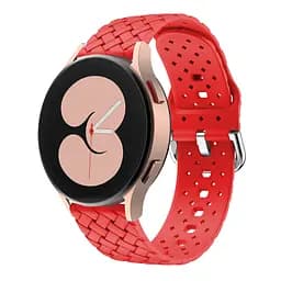 Ремінець для Samsung Galaxy Watch 4 Classic 42mm - червоний ширина кріплення 20мм силікон Watchbands Twist (W30-2WB62202667) - мініатюра 2