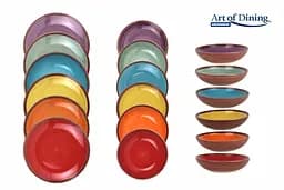 Уцінка. Сервіз Heinner Aquarelle 18 предметів (HR-WDF-18A) - мініатюра 2