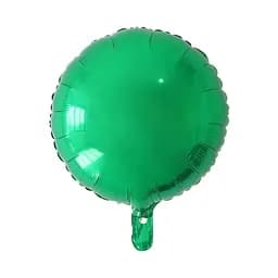 Шар воздушный фольгированный (55 см) Круглый зеленый