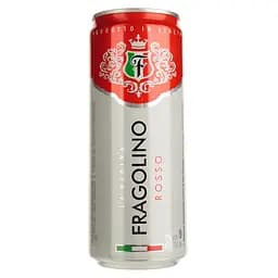 Напиток винный полуигристый La Regina Fragolina Rosso 7% ж/б 0.33 л