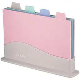 Набір кухонних дощок на підставці Ardesto Fresh 4 шт. (AR1404GP)