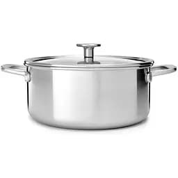 Кастрюля KitchenAid Multi-Ply Stainless Steel с крышкой 20 см 3.1 л (CC003259-001)