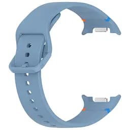 Силіконовий ремінець на смарт годинник Samsung Galaxy Watch 8 40mm/8 Classic 46mm/8 44mm, Silicone, light blue, зі зручною застібкою, на фітнес браслет, ArmorStandart (ARM86865) - мініатюра 3