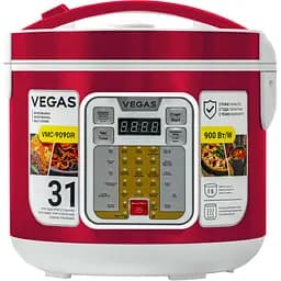 Мультиварка Vegas VMC9090R 900Вт красная (VMC9090R)