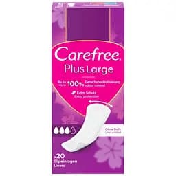 Ежедневные прокладки Carefree Plus Large 20 шт. (3574661606248/3574661487649)