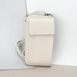 Кошелек с чехлом для телефона с ручкой на плечо Virginia Conti 03047 бежевый