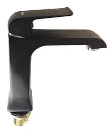 G1050 Змішувач для умивальника гайка чорний Ø35 Gappo Aventador 1/8 Чорний матовий