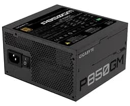Блок живлення Gigabyte 850 Вт P850GM, Black, модульний, 120 мм (HYB), Active PFC, 80 Plus Gold, MB: 20+4 pin, CPU: 4+4 pin, VGA: 4 x 6+2 pin, 3xMolex / 1xFDD/ 8xPOP/ (GP-P850GM) - мініатюра 2