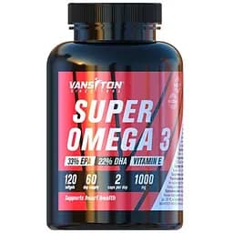 Жирные кислоты Vansiton Super Omega-3, 120 капсул