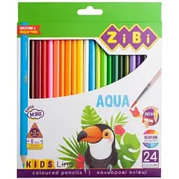 Карандаши цветные ZiBi Kids Line Акварель 24 шт. (ZB.2476)