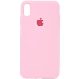 Чохол Epik Silicone Case Full Protective AA для Apple iPhone XS Max 6.5 Рожевий/Light pink