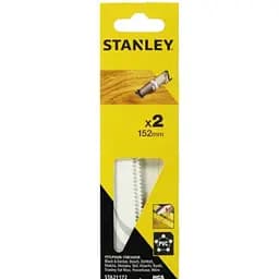 Полотна для шаблевої пили по дереву Stanley Fatmax HCS l= 152 мм 2 шт. (STA21172-XJ)