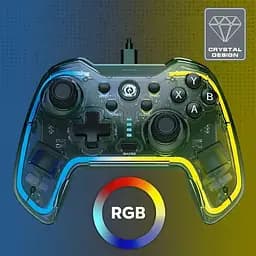Геймпад Canyon Brighter GP-02 Wired Crystal (CND-GP02) - мініатюра 6