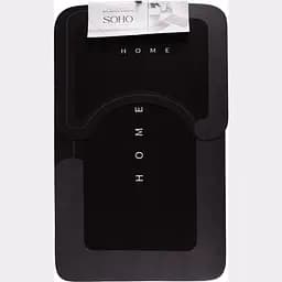 Набір діатомітових килимків для ванної та туалету Soho Graphite (diat mat 50*40, 50*80 см Grap)