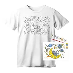 Футболка-розмальовка, Space Adventures , бавовна 100%, розмір S, ROSA Talent