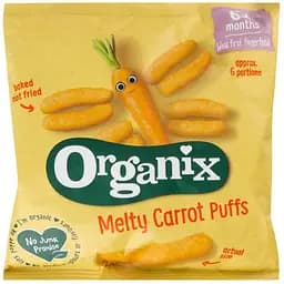 Палички кукурудзяні Organix з морквою органічні з 6 місяців 20 г