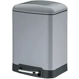 Мусорное ведро Kela Davino с педалью 6 л серое (22997)