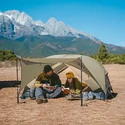 Намет двомісний легкий Naturehike Mongar CNK2550WS016 15D Сірий - мініатюра 8