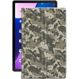 Чехол StatusCASE из экокожи для планшета Lenovo Tab M10 Plus (3rd) Хаки-зеленый