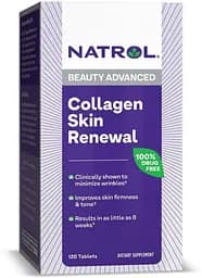 Препарат для суставов и связок Natrol Collagen Skin Renewal, 120 таблеток