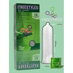 Набір презервативів Freestyles Ultra Light + Ribbed + Max Pleasure 3 упаковки х 3 шт. - мініатюра 4