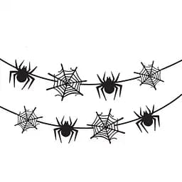 Гирлянда бумажная фигурная Yes! Fun Halloween Spider Webs 3 м (801182)