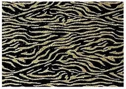 Фоаміран із глітером Флексика, 2 мм, Золото з чорним, тигровий принт, 20x30 см, 10 аркушів в упаковці