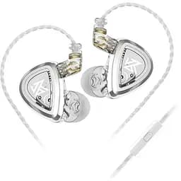 Вакуумные наушники KZ EDA Balanced Edition с микрофоном Серебристые