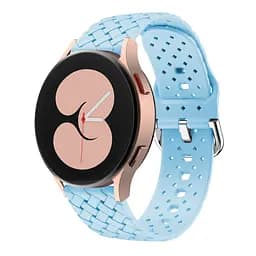 Ремінець для Samsung Galaxy Watch 4 40mm - блакитний ширина кріплення 20мм силікон Watchbands Twist (W30-0WB39441171) - мініатюра 2