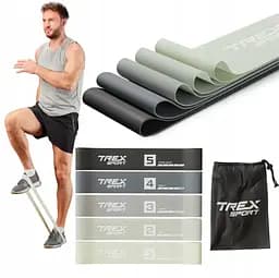 Набір резинок для фітнесу Trex Sport TX-065RBG 1-18кг - мініатюра 1