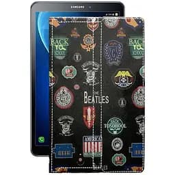 Чехол StatusCASE из экокожи для планшета Samsung Galaxy Tab A6 (T580) Битлз