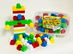 Конструктор BAMSBLOCK №5, 74 деталі, Бамсик, 29x18x15 см, 115/6