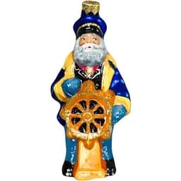 Ялинкова прикраса Санта Шоп Капітан великий скло (4820001179897)