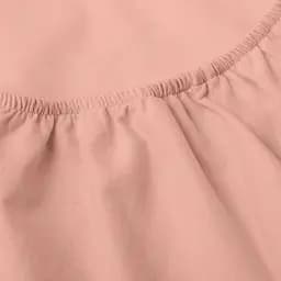 Простирадло Cosas на резинці в дитяче ліжечко 60х120 фланель peach, персиковий (Flannel_03Peach_60x120x12) - мініатюра 2