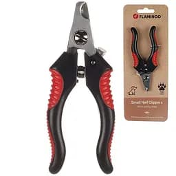 Flamingo nail clipper когтерез для кошек и собак малых пород с ограничителем и замком