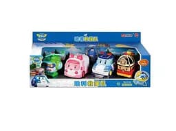 Набір фігурок 3758 Робокар Полі 4 машинки, в коробці (6975666261123)