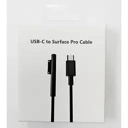 Кабель DK 180см Cable Type-C / USB-C для Microsoft Surface Go / Book/Laptop / Pro black - мініатюра 7