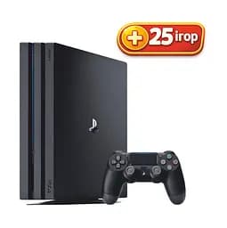 Консоль Sony PlayStation 4 PRO 1TB Black ПЗ12 обслугована + Геймпад бездротовий DualShock 4 + 25 ігр + гарантія б/в