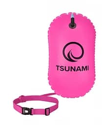 Буй для плавания TSUNAMI Basic надувной Pink (P-5907739314079)