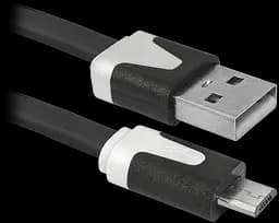 Кабель USB AM-micro BM, 1.0 м, USB08-03T чорний Defender