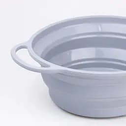 Друшляк TS Kitchen складаний силіконовий 2.6 л сірий - мініатюра 5