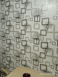 Самоклеюча плівка Sticker Wall дерево з квадратами 0.45х10м SW-00001263 - мініатюра 6